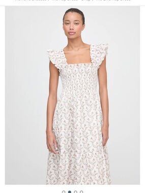 Ellie Nap Dress in Pink Ribbon Rose